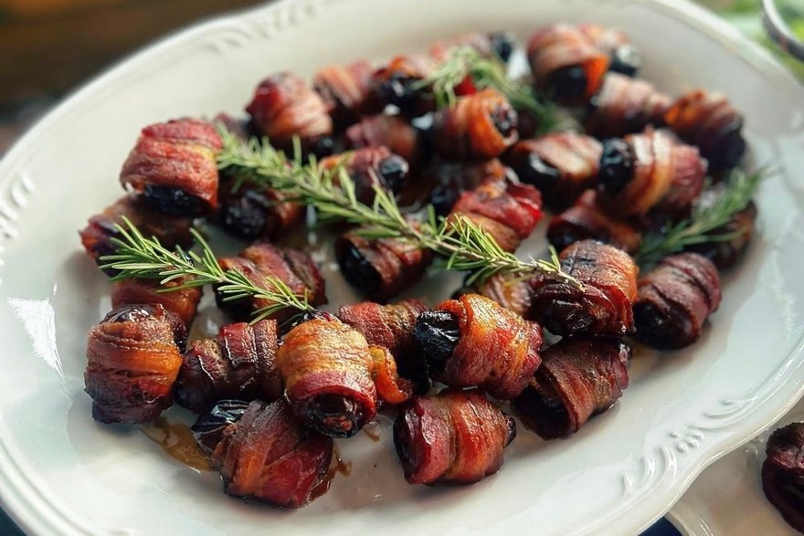 Bacon Wrapped Dates catering Denver