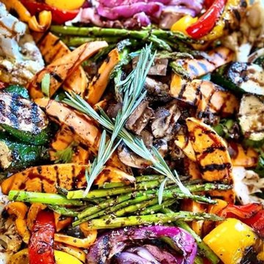 Balsamic Roasted Veggies party platters Denver