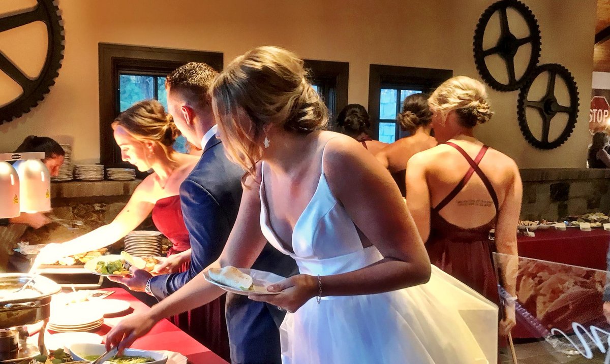Bride at Denver wedding reception