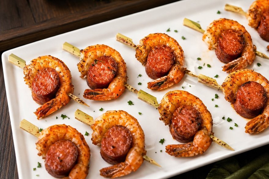 Cajun Shrimp & Andouille Bites catering Denver