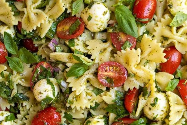 Caprese Pesto Pasta Salad catering Denver