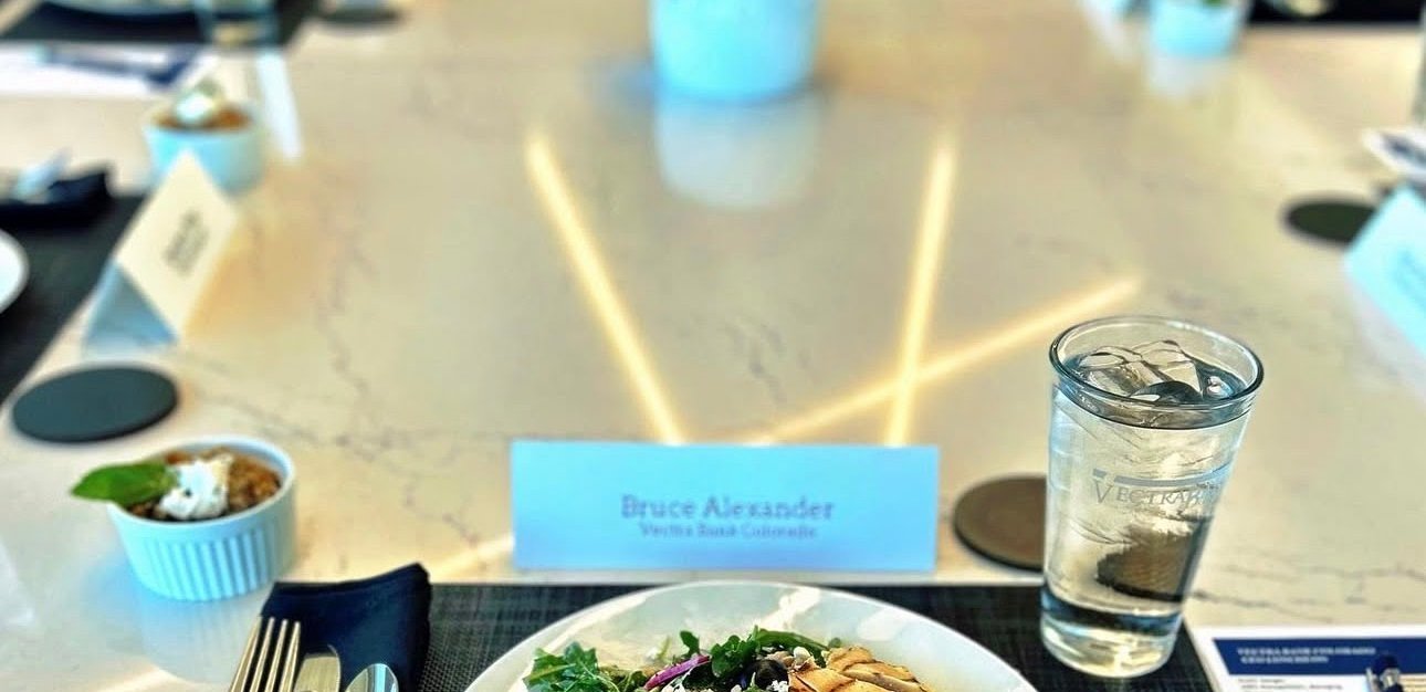 Full-service catering spread by Silver Spoons Catering at a Denver event