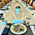 Full-service catering spread by Silver Spoons Catering at a Denver event
