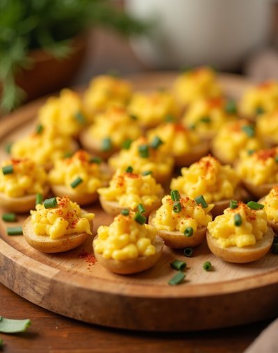 Deviled Potatoes vegan catering Denver