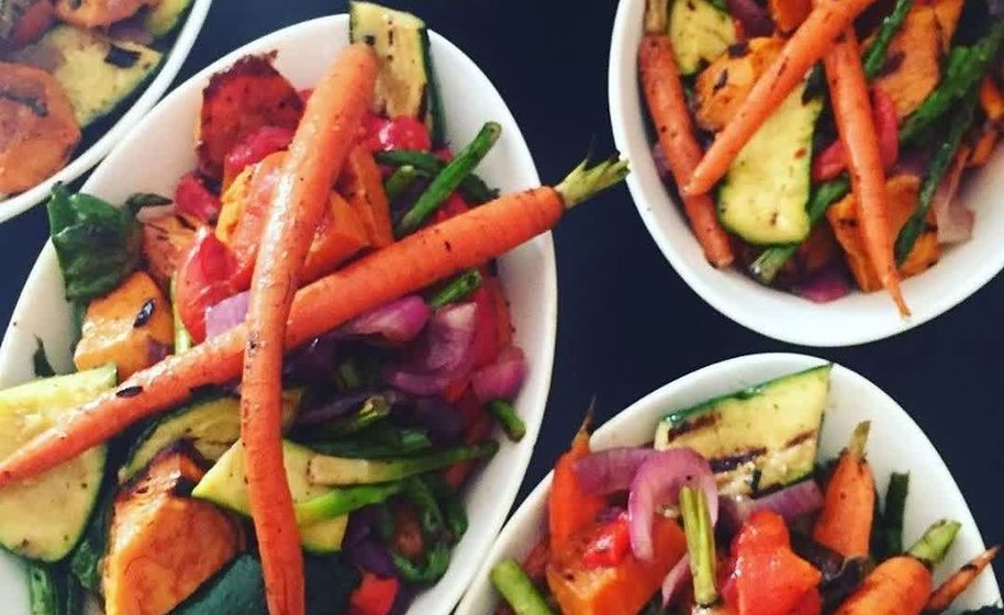Fresh veggie platter catering Denver