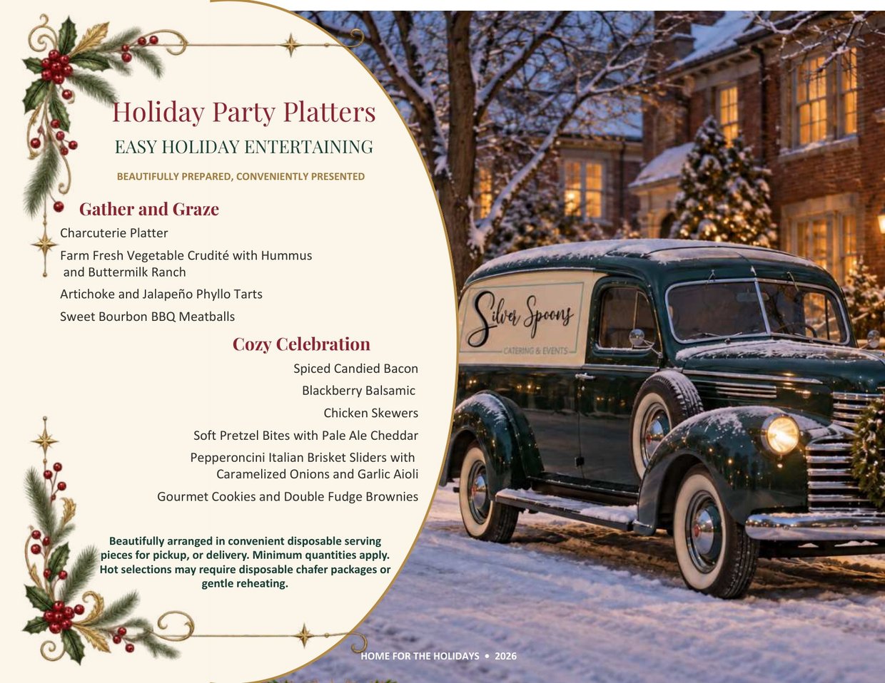 Holiday Party Platters for easy holiday entertaining