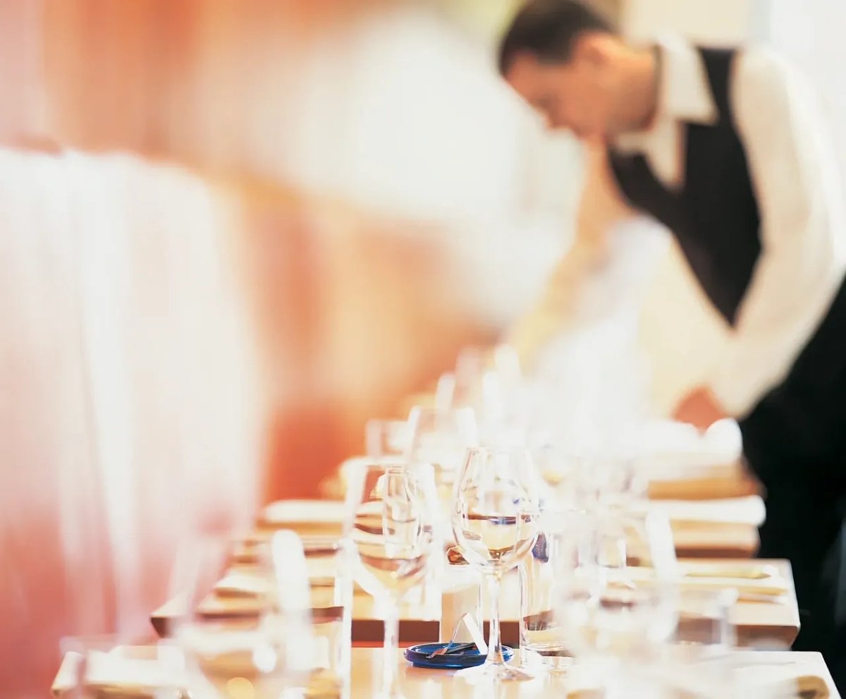 Long table wedding reception Denver