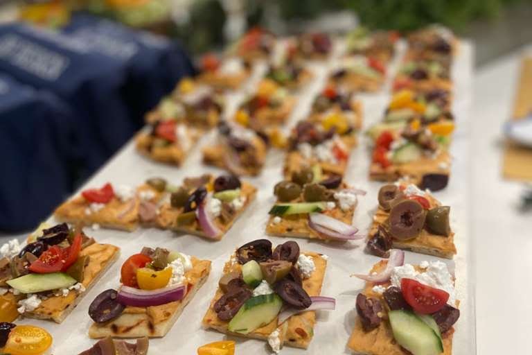 Mediterranean Flatbread Pizza catering Denver