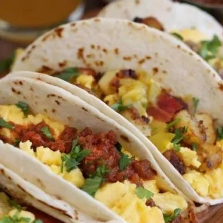 Breakfast Taco Table catering Denver