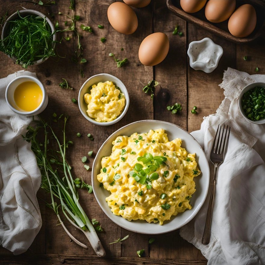 Easy Morning Scramble Table catering Denver
