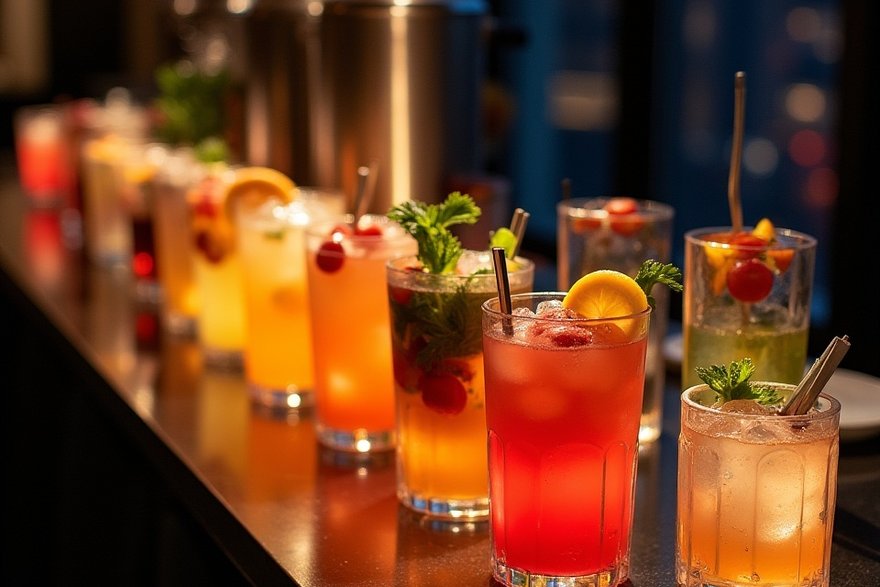 Mocktail Mixer Station catering Denver