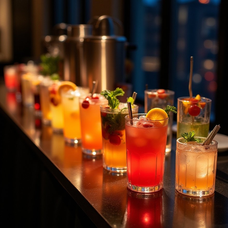 Mocktail Mixer Station catering Denver