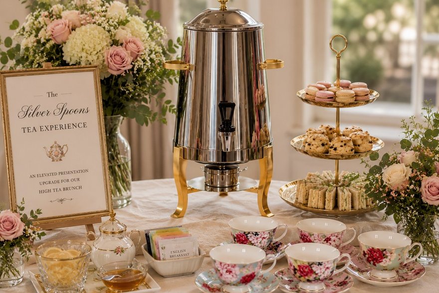 The Silver Spoons Tea Experience catering Denver