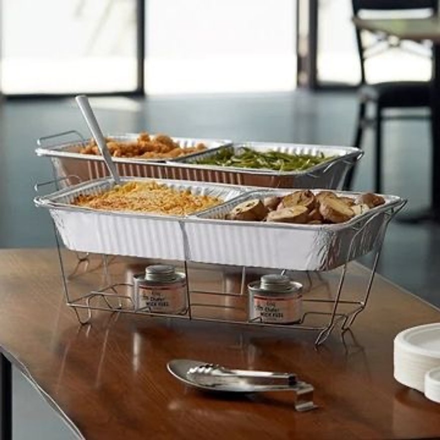 Simple Disposable Chaffer Package party platters Denver