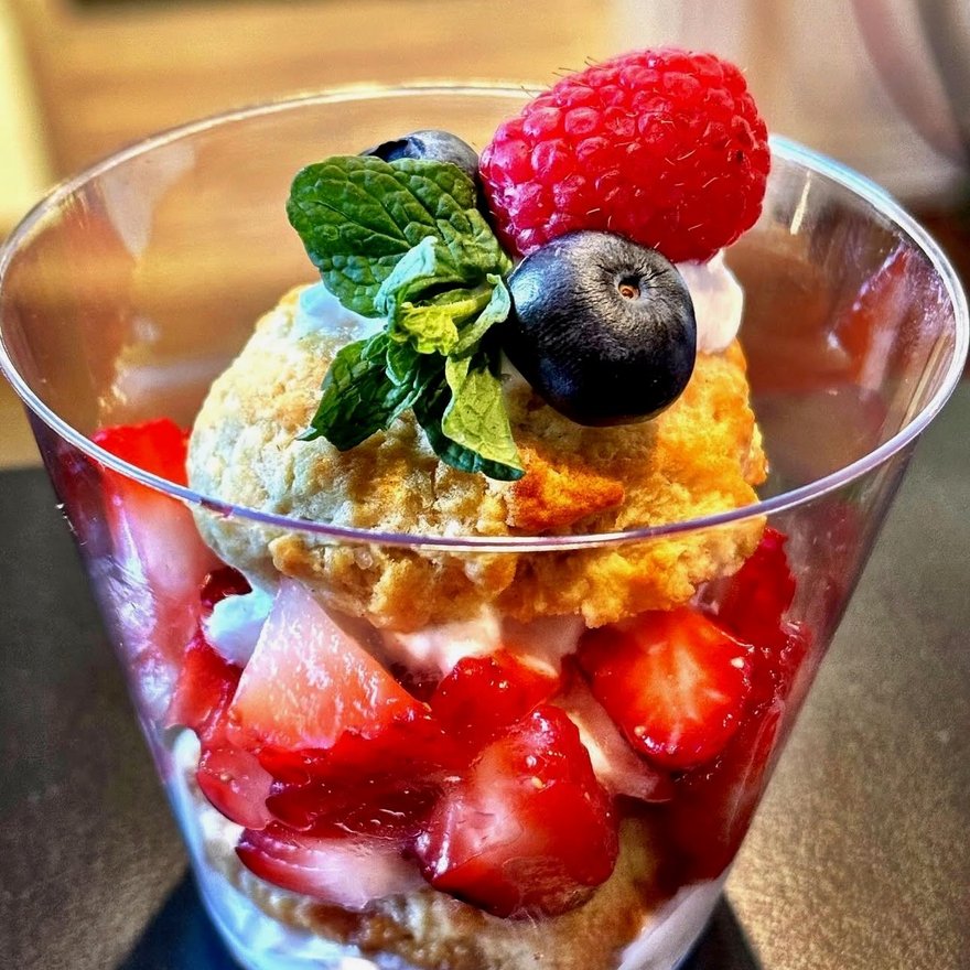 Strawberry Shortcake Dessert catering Denver