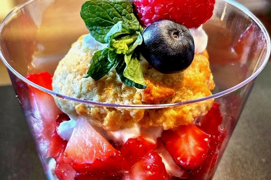 Strawberry Shortcake Dessert catering Denver