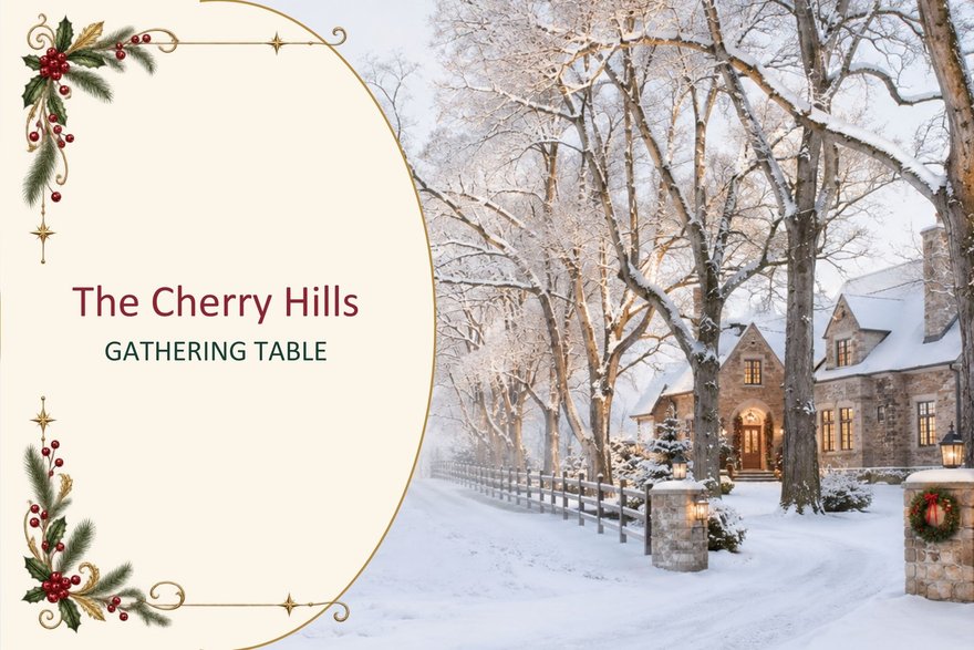 The Cherry Hills Gathering Table holiday catering Denver