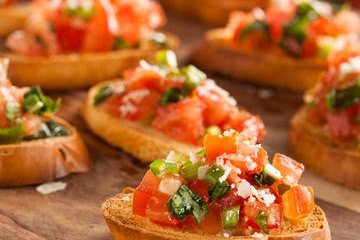 Tomato Basil Bruschetta catering Denver