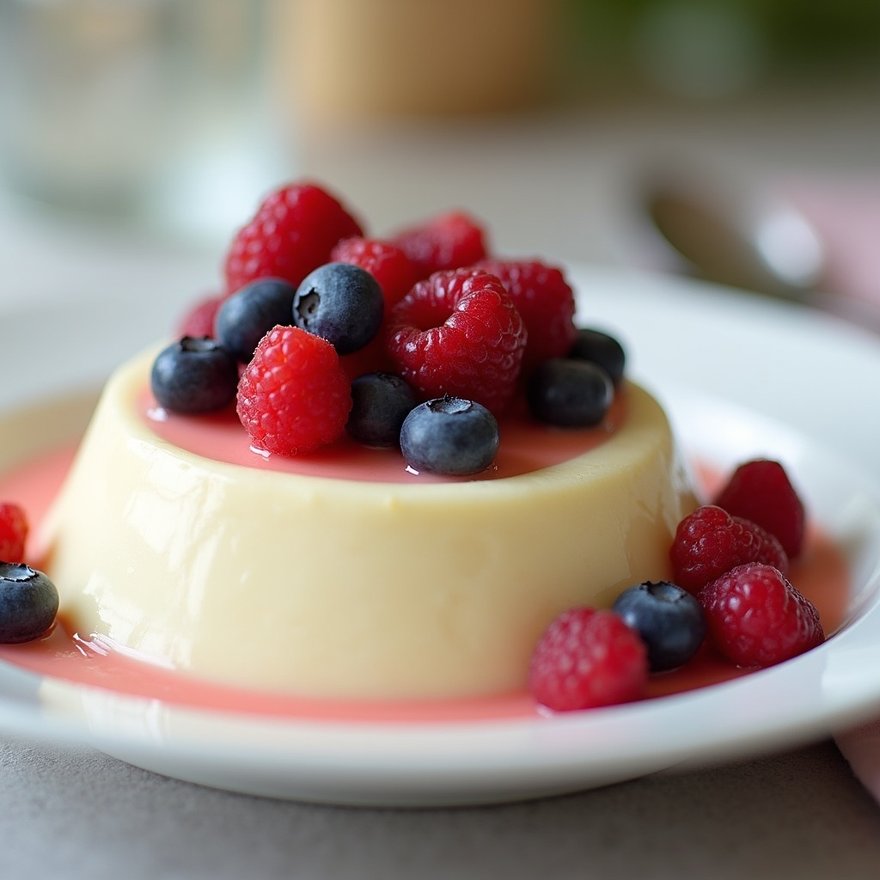 Vanilla Bean Panna Cotta catering Denver
