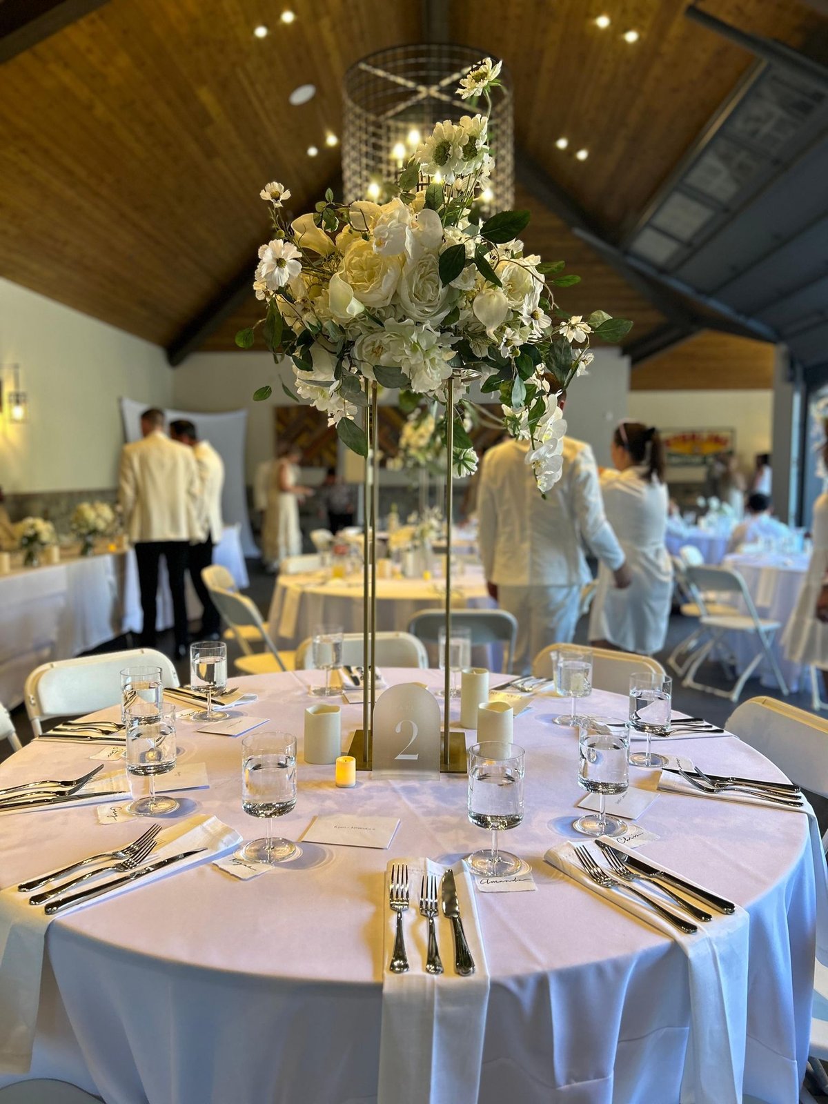 Wedding reception setting Denver